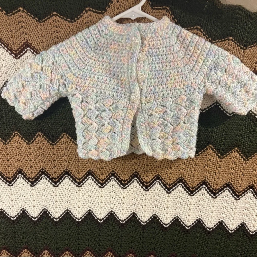 Handmade Baby Cardigan Set